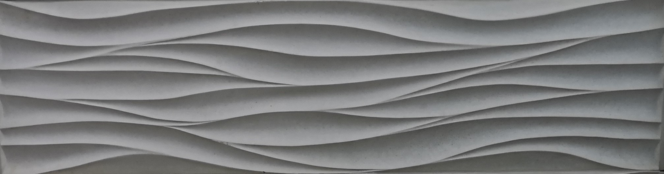 Detail zvlneného povrchu betónového plotu VLNKA BART Complex
